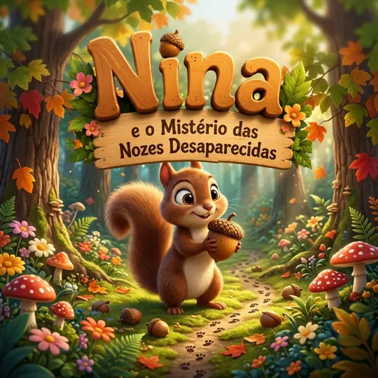 Capa de Nina e o Mistério das Nozes